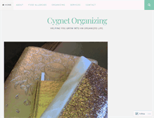 Tablet Screenshot of cygnetorganizing.com